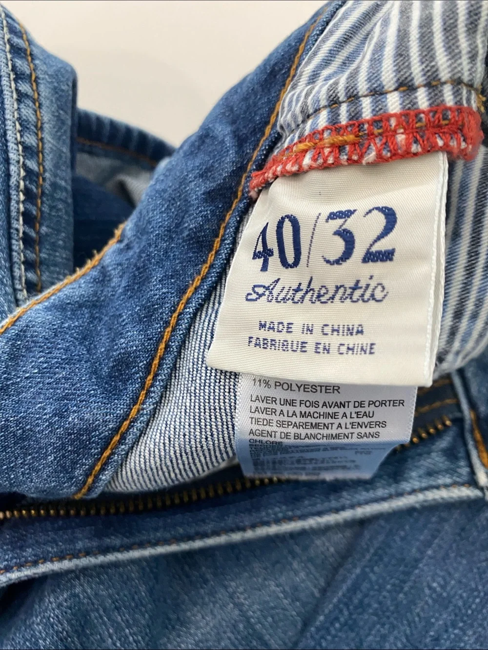 Tommy Bahama Men's Straight Leg Medium Blue Jeans